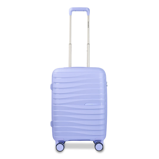 Vacanza UNBREAKABLE Polypropelene Luggage Trolly Bag with TSA Lock - 20 inch / 55 cm Cabin size Purple